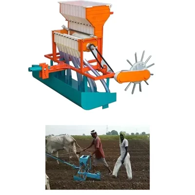 Made In India 9 Row OX Driven Onion Planter for Sowing Seeds